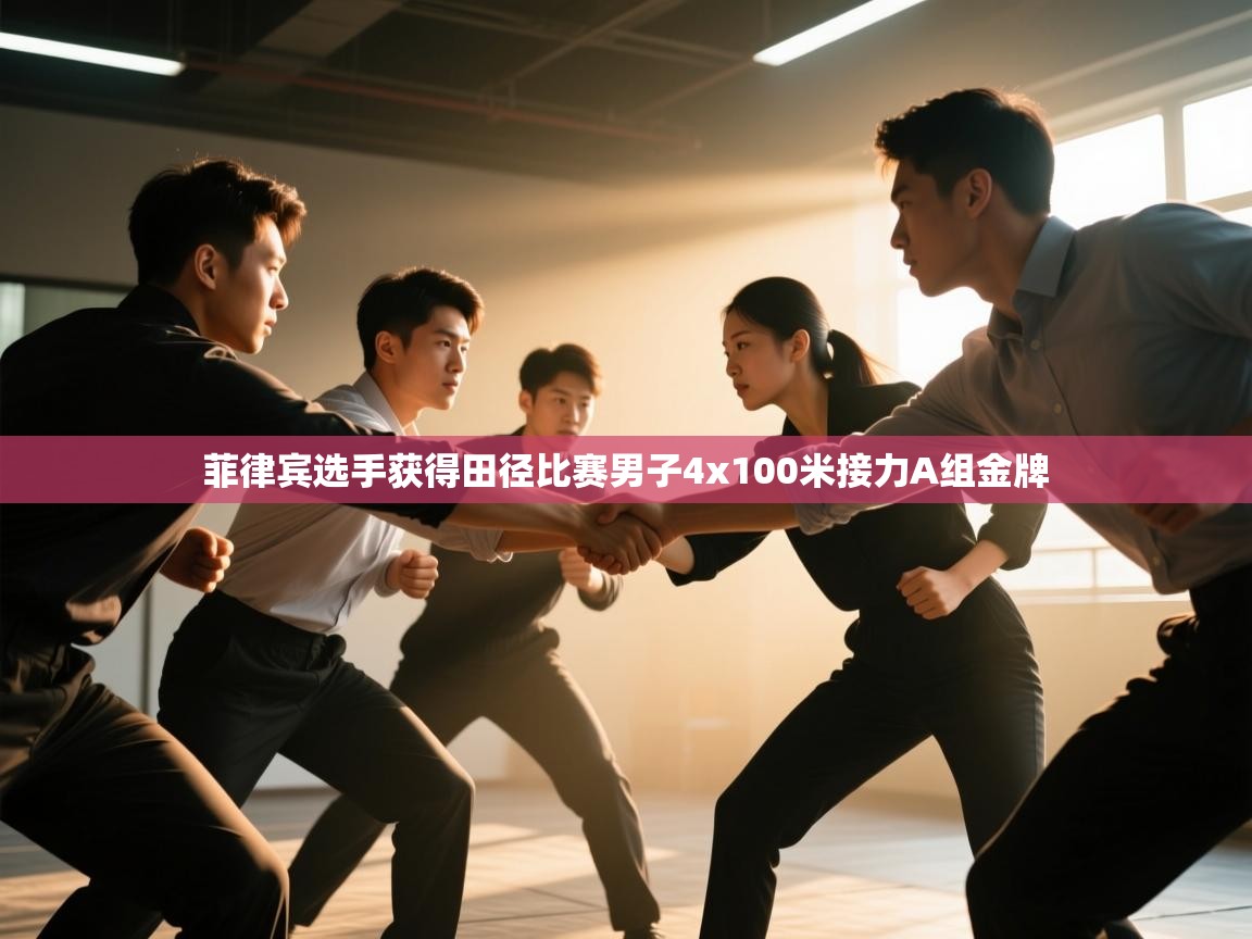 菲律宾选手获得田径比赛男子4x100米接力A组金牌  第2张